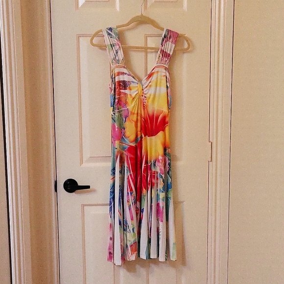 Floral Flowy Flare Dress - Picture 3 of 10